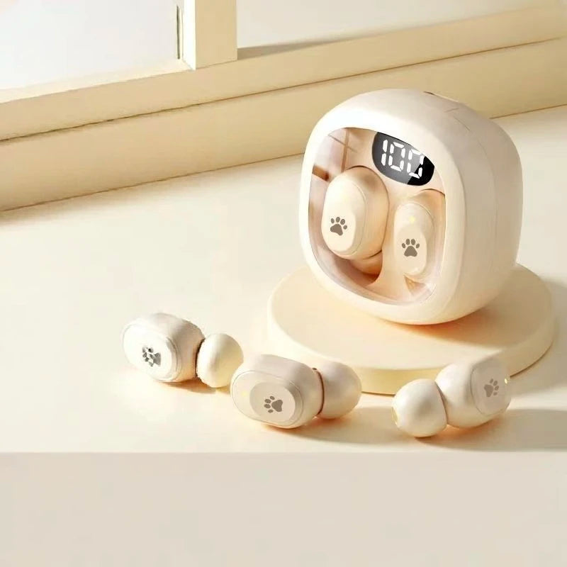 Auriculares inalámbricos Bluetooth TWS con llamadas HD, reducción de ruido ENC, sonido estéreo con graves 9D, control táctil, batería de larga duración y diseño resistente al agua para deportes.