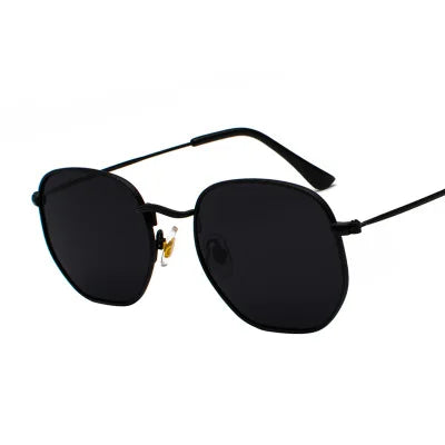 Gafas de sol hexagonales 2024 para hombre y mujer, estilo de marca. Ideales para conducir, uso diario y actividades al aire libre. Lentes modernos con protección UV400, elegantes y resistentes.