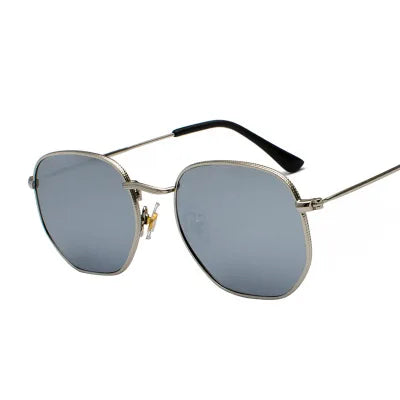 Gafas de sol hexagonales 2024 para hombre y mujer, estilo de marca. Ideales para conducir, uso diario y actividades al aire libre. Lentes modernos con protección UV400, elegantes y resistentes.