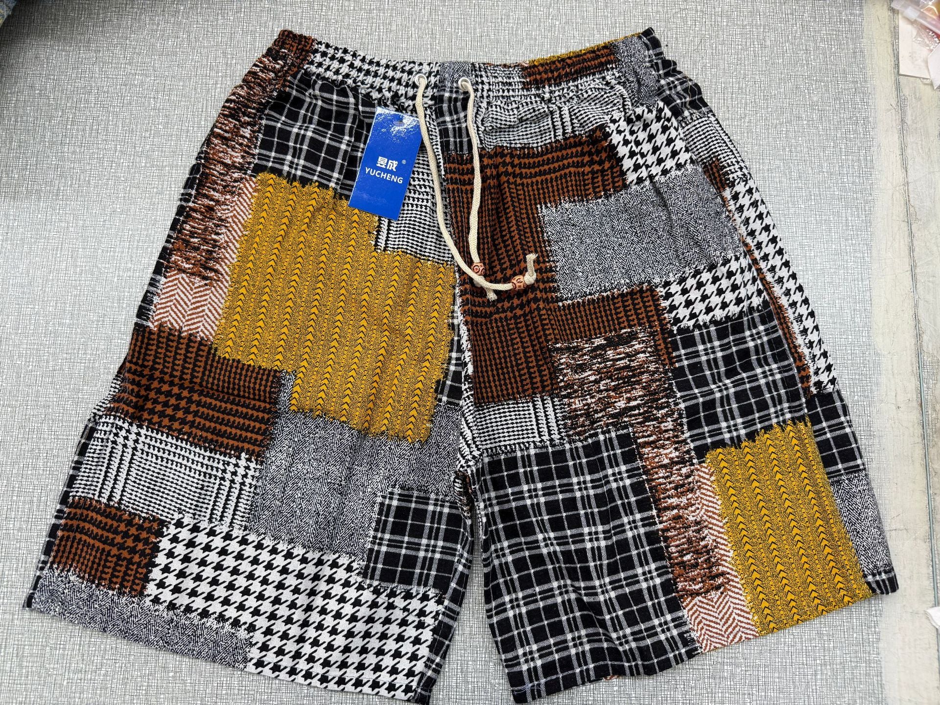 Nuevos pantalones cortos de verano para hombre de algodón y lino con estampado. Bermudas de playa de cinco puntos, estilo casual y deportivo, corte holgado, tejido ligero y fresco, disponibles en tallas grandes.