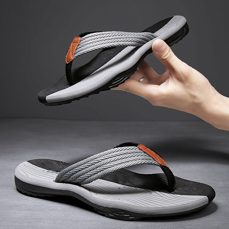 Chanclas para hombre al por mayor. Nuevo modelo de verano, estilo casual, resistentes al desgaste y con suela antideslizante. Ideales para la playa y uso diario.