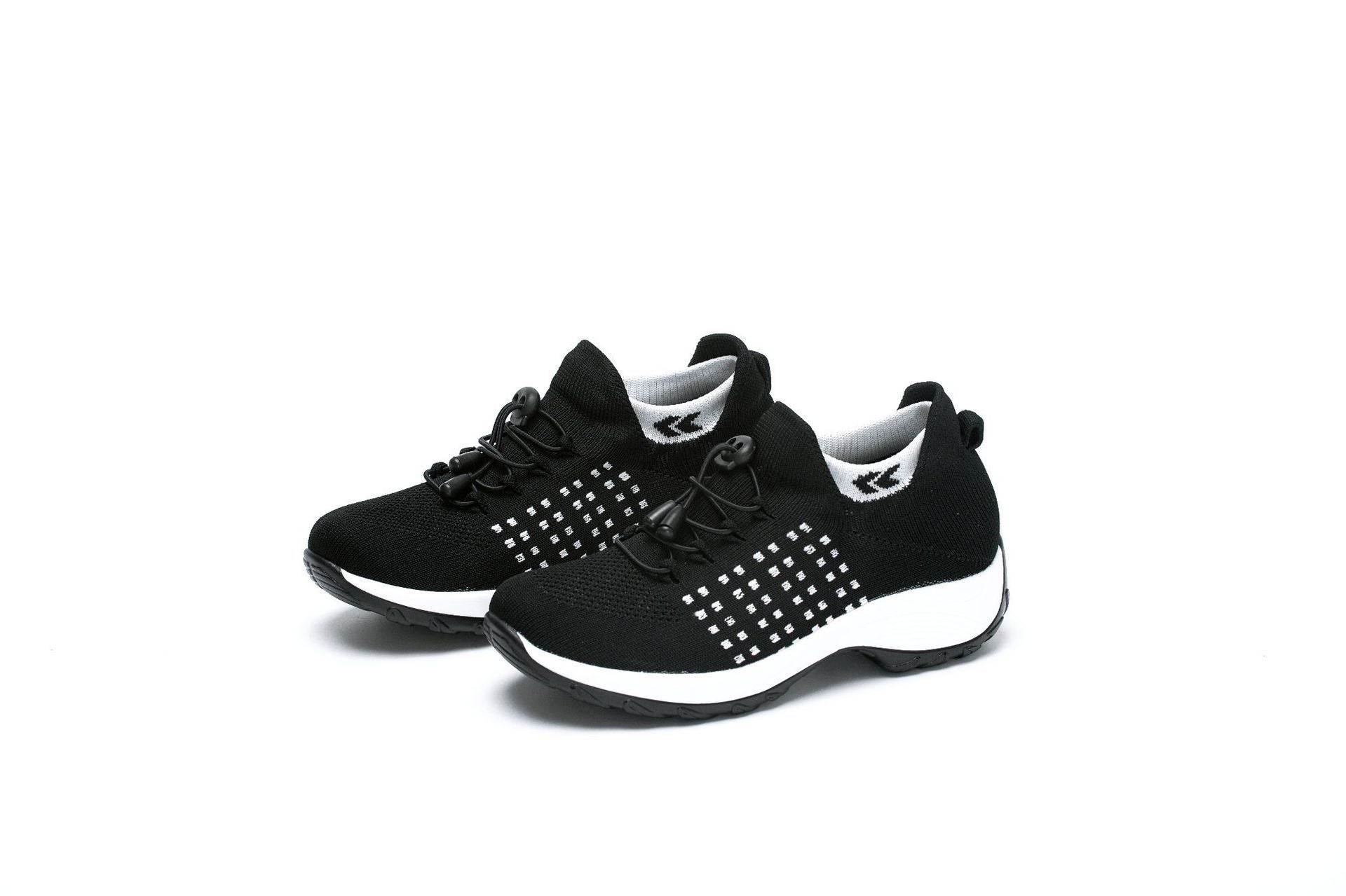 Nuevas zapatillas deportivas para mujer 2025. Diseño de punto Flyknit con malla transpirable, estilo moderno tipo calcetín, cómodas y ligeras. Zapatillas tipo “Mom Shoes” de tendencia, disponibles en tallas grandes.