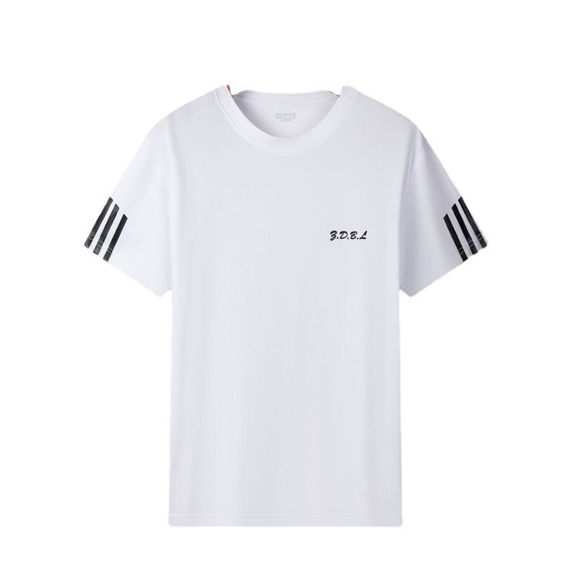 Conjunto deportivo para hombre de fitness, camiseta de manga corta y pantalón corto. Ropa holgada de secado rápido, ideal para entrenamiento de baloncesto, running y otras actividades deportivas.