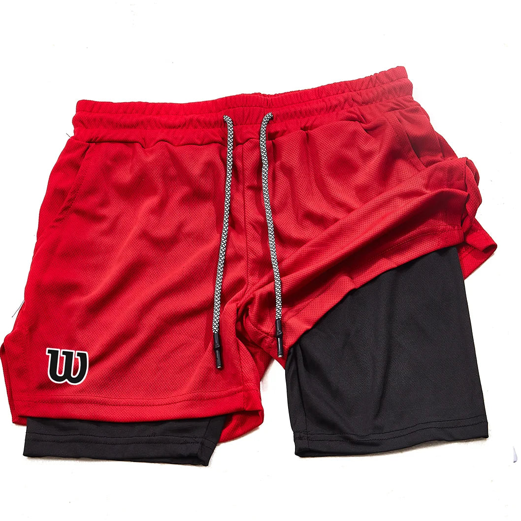 Nuevos pantalones cortos deportivos para hombre 2025, pantalones cortos de verano transpirables para tenis, de secado rápido, ideales para bádminton.