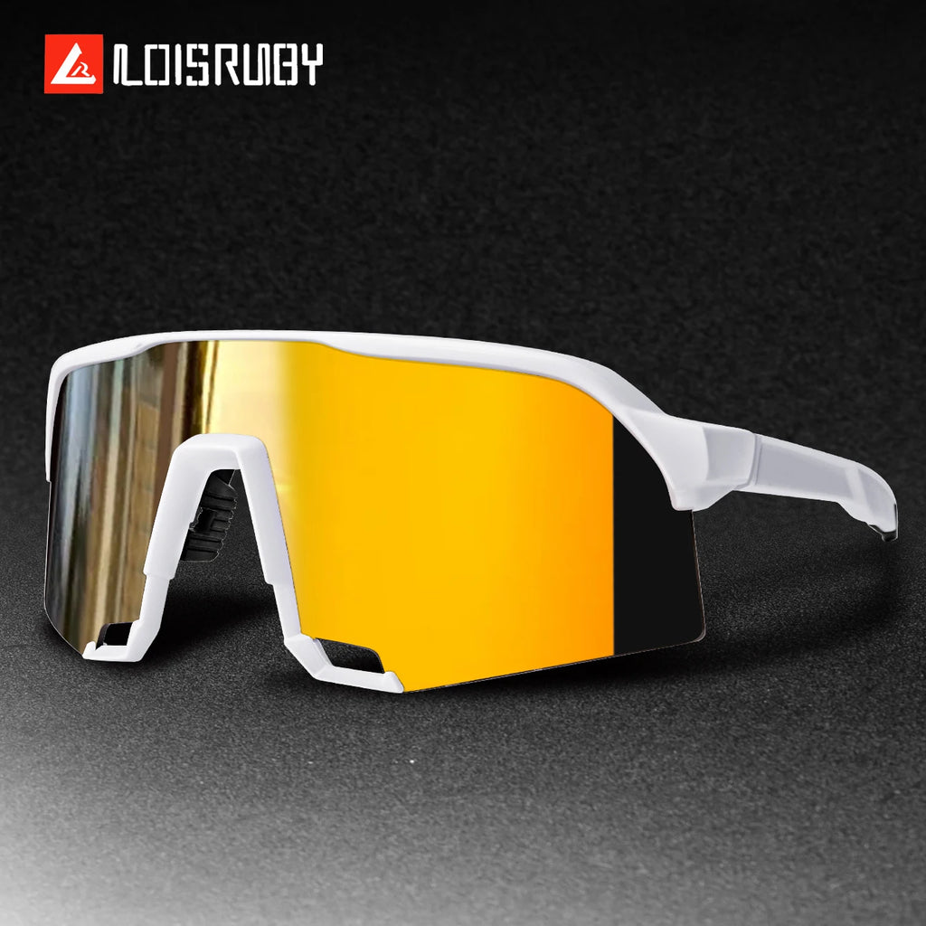 Nuevas gafas deportivas de exterior con estilo, de gran tamaño y resistentes al viento, para hombres y mujeres. Ideales para ciclismo, bicicleta de carretera, senderismo y camping.