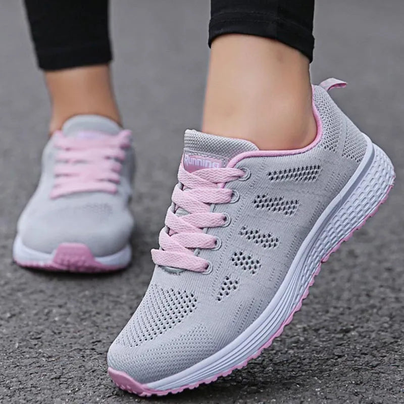 Zapatillas de plataforma para mujer, cómodas y transpirables, ideales para uso diario. Calzado deportivo y de moda para mujer.