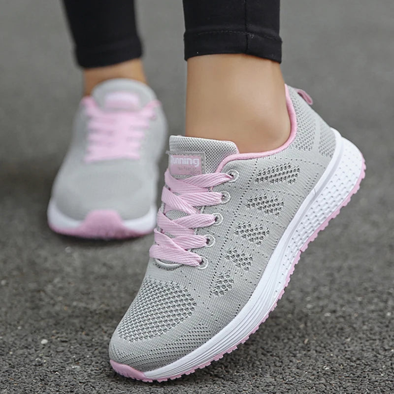 Zapatillas de plataforma para mujer, cómodas y transpirables, ideales para uso diario. Calzado deportivo y de moda para mujer.