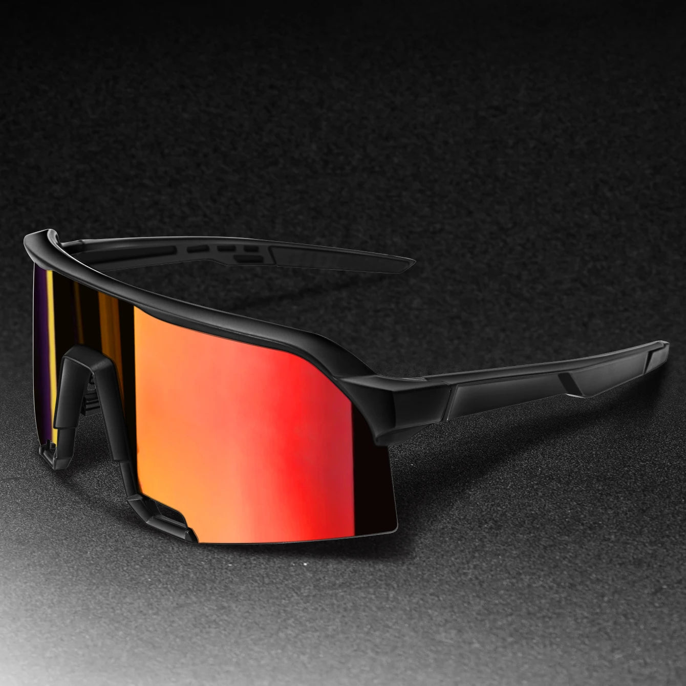 Nuevas gafas deportivas de exterior con estilo, de gran tamaño y resistentes al viento, para hombres y mujeres. Ideales para ciclismo, bicicleta de carretera, senderismo y camping.
