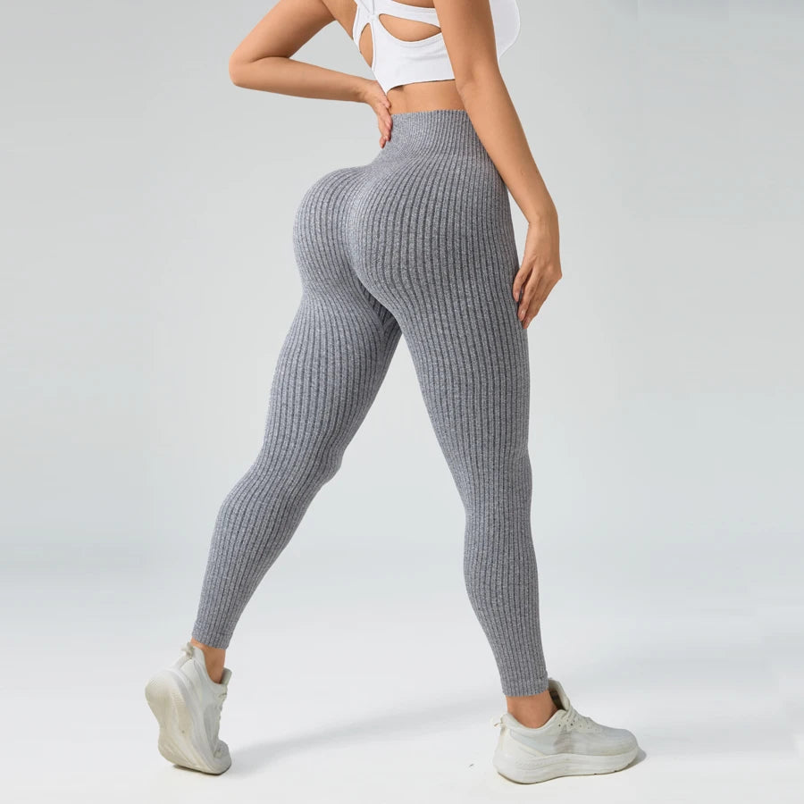 Leggings Deportivos Sin Costuras para Mujer con Control de Abdomen - Yoga y Fitness