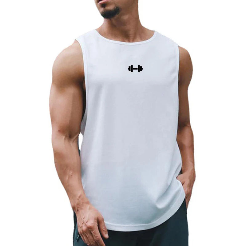 Camiseta sin mangas deportiva para hombre | Secado rápido | Ajuste Slim Fit | Ideal para gimnasio, entrenamiento y baloncesto