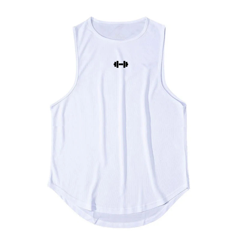 Camiseta sin mangas deportiva para hombre | Secado rápido | Ajuste Slim Fit | Ideal para gimnasio, entrenamiento y baloncesto
