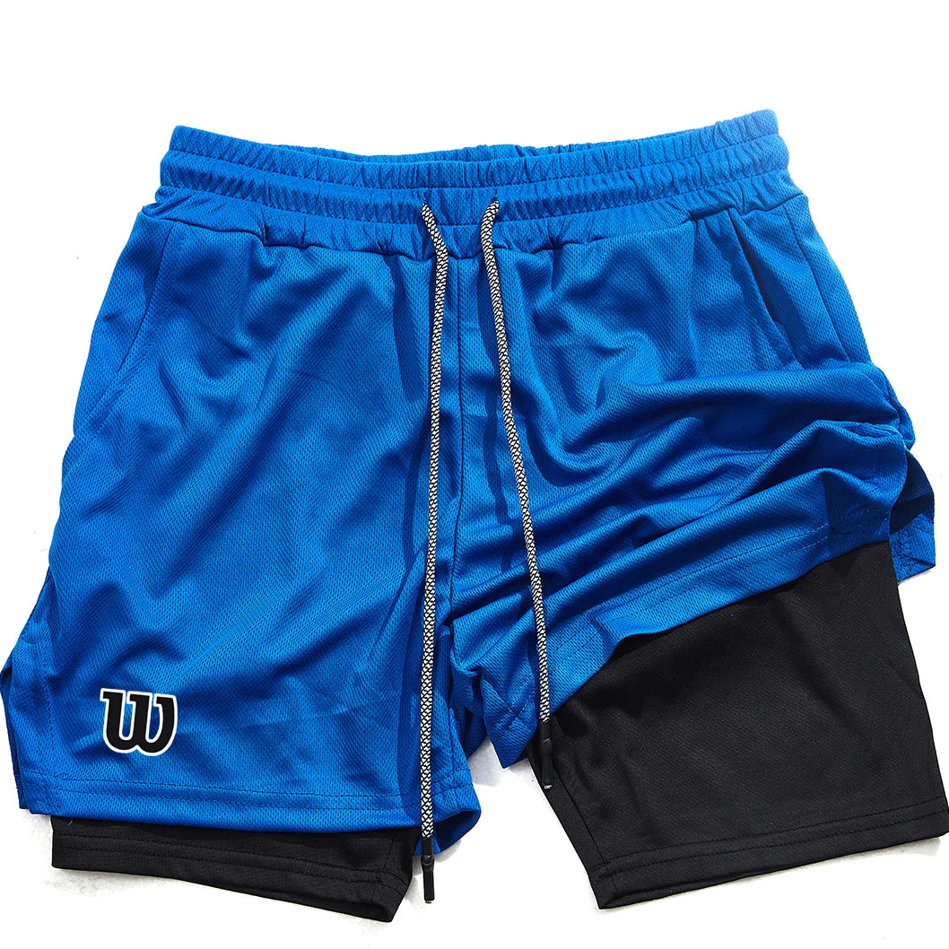 Nuevos pantalones cortos deportivos para hombre 2025, pantalones cortos de verano transpirables para tenis, de secado rápido, ideales para bádminton.