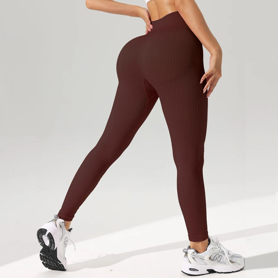 Leggings Deportivos Sin Costuras para Mujer con Control de Abdomen - Yoga y Fitness