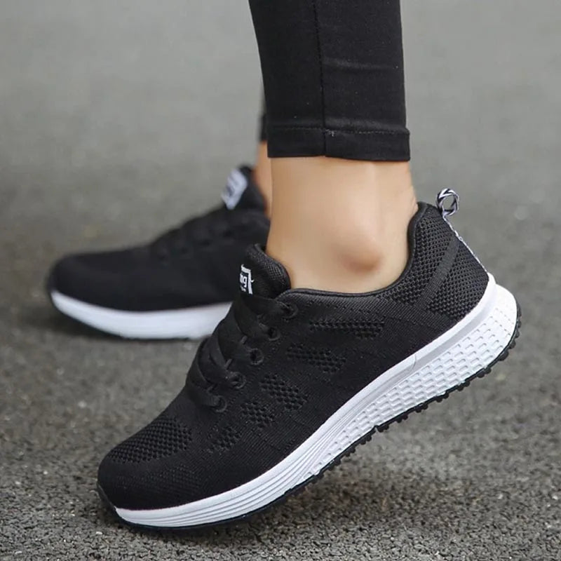 Zapatillas de plataforma para mujer, cómodas y transpirables, ideales para uso diario. Calzado deportivo y de moda para mujer.