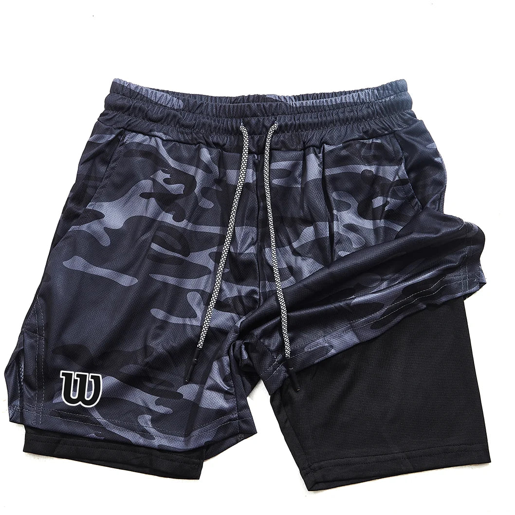 Nuevos pantalones cortos deportivos para hombre 2025, pantalones cortos de verano transpirables para tenis, de secado rápido, ideales para bádminton.