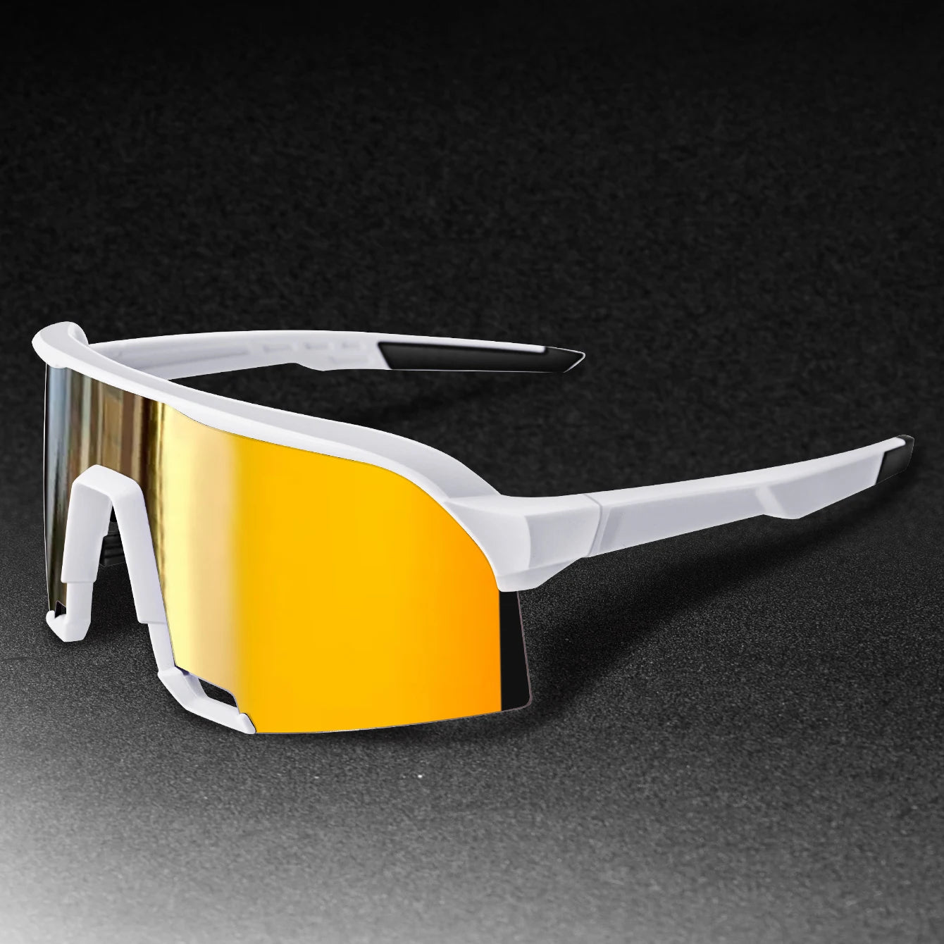 Nuevas gafas deportivas de exterior con estilo, de gran tamaño y resistentes al viento, para hombres y mujeres. Ideales para ciclismo, bicicleta de carretera, senderismo y camping.