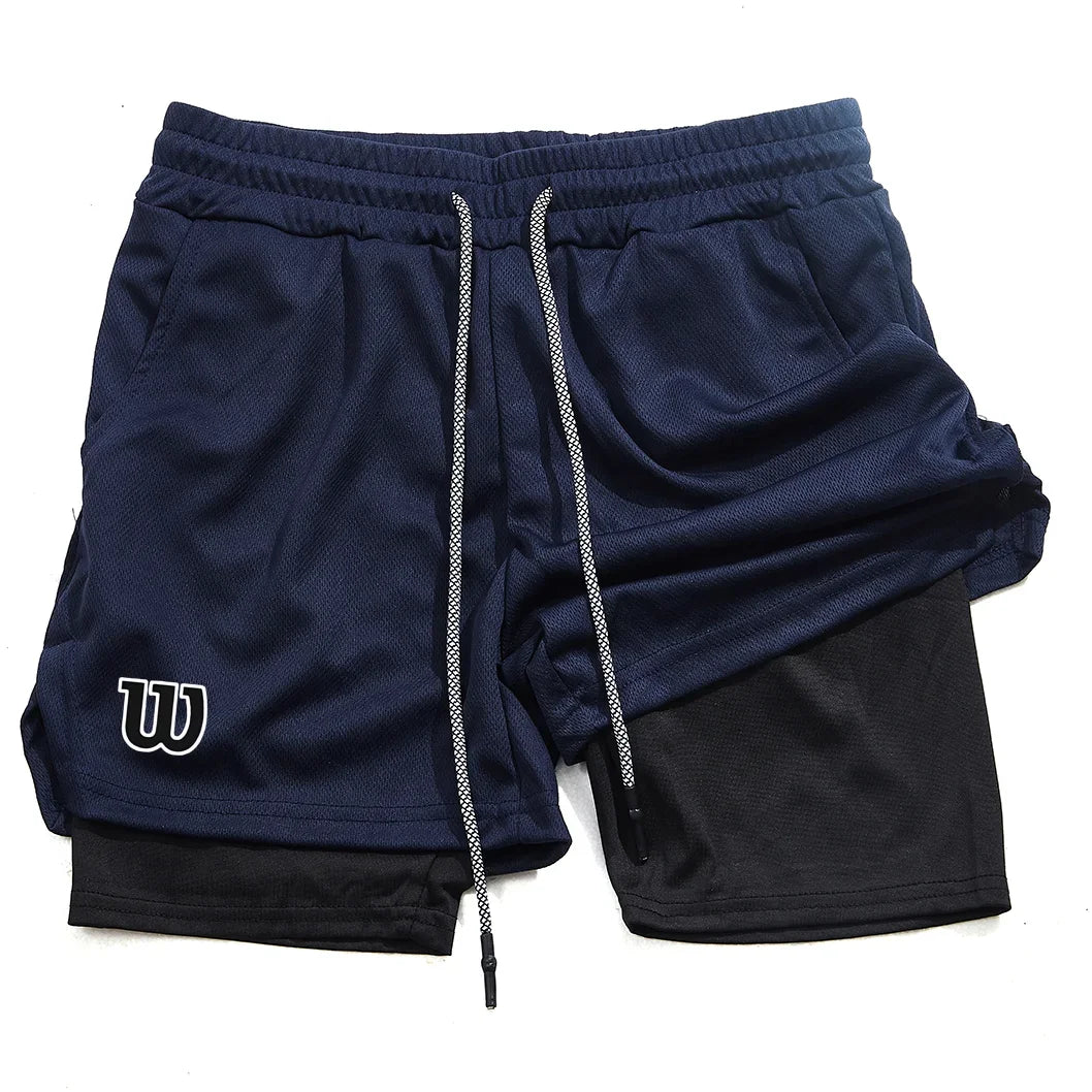 Nuevos pantalones cortos deportivos para hombre 2025, pantalones cortos de verano transpirables para tenis, de secado rápido, ideales para bádminton.