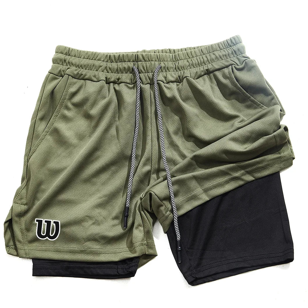 Nuevos pantalones cortos deportivos para hombre 2025, pantalones cortos de verano transpirables para tenis, de secado rápido, ideales para bádminton.