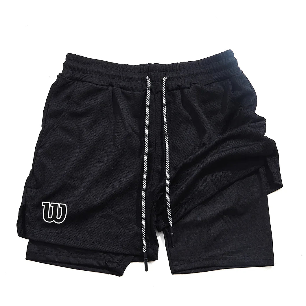 Nuevos pantalones cortos deportivos para hombre 2025, pantalones cortos de verano transpirables para tenis, de secado rápido, ideales para bádminton.