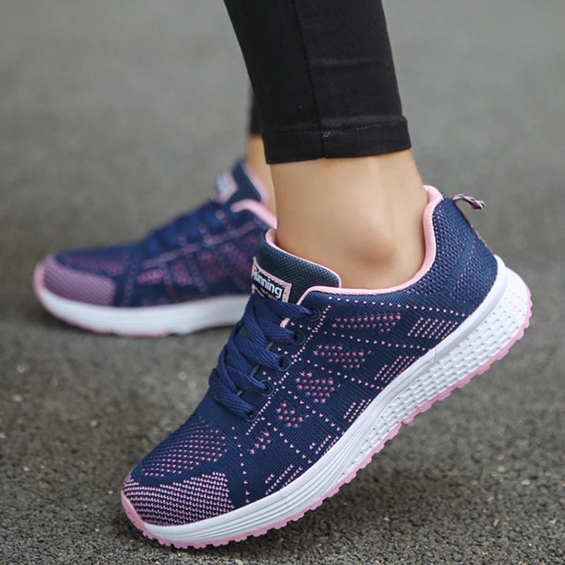 Zapatillas de plataforma para mujer, cómodas y transpirables, ideales para uso diario. Calzado deportivo y de moda para mujer.
