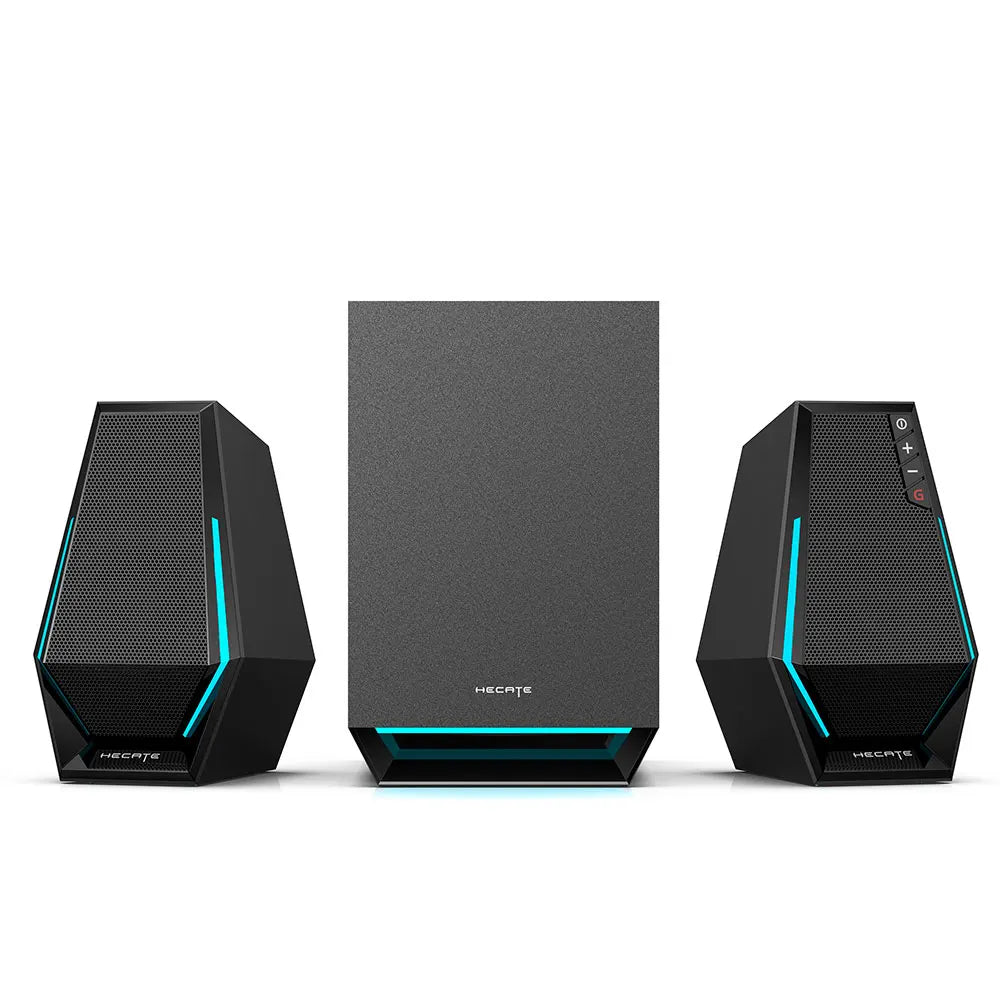 Altavoces para PC Edifier G1500 Max con subwoofer, potencia de 30 W RMS y Bluetooth 5.3. Sonido potente y de alta calidad, ideales para videojuegos, música, películas y uso diario.