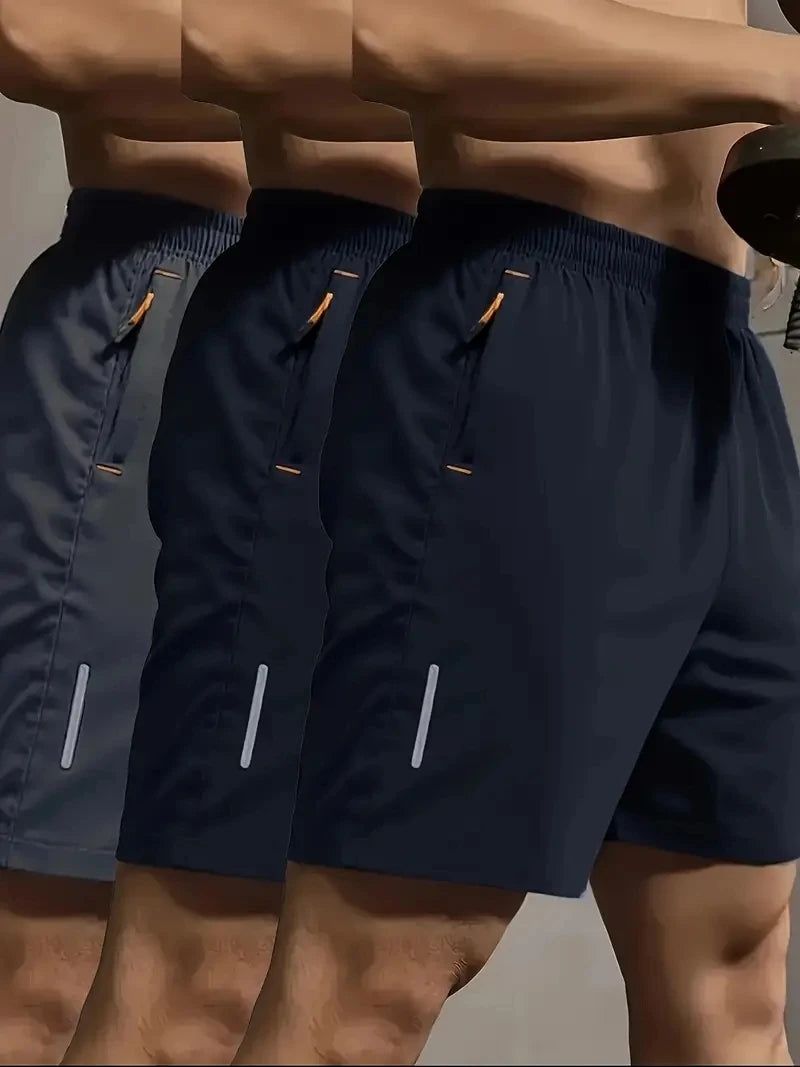 Nuevos shorts deportivos de verano para hombre. Diseño cómodo con cintura elástica, tejido transpirable y ligero, ideal para entrenar, hacer deporte o usar a diario. Disponibles en tallas grandes (Plus Size) para un ajuste cómodo y moderno.
