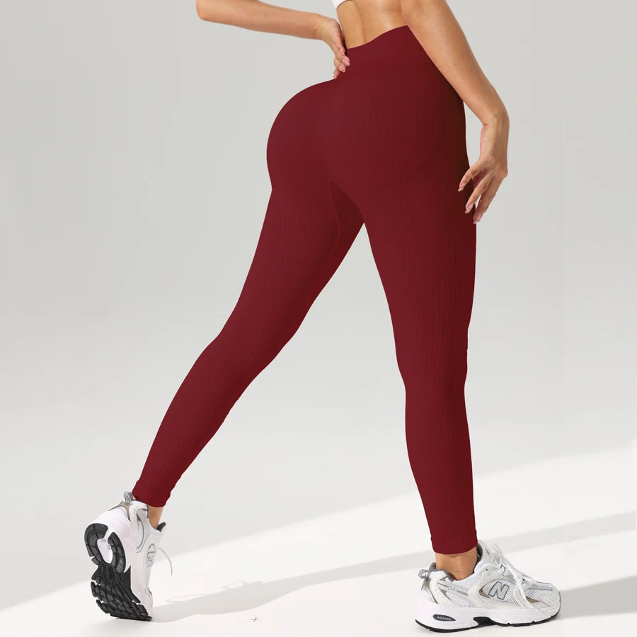 Leggings Deportivos Sin Costuras para Mujer con Control de Abdomen - Yoga y Fitness