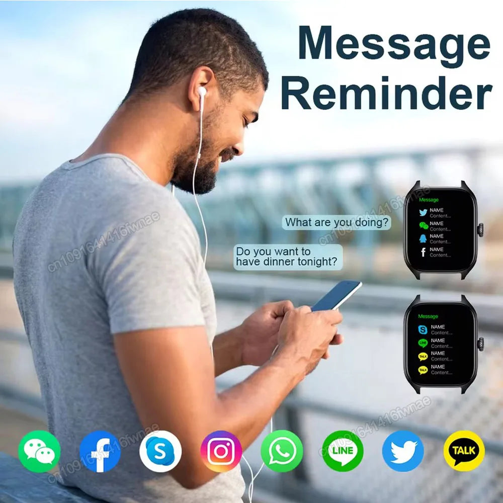 Nuevo reloj inteligente GPS militar para exteriores, resistente al agua, con múltiples modos deportivos, seguimiento de actividad física, pantalla HD y llamadas por Bluetooth. Smartwatch para hombres y mujeres tipo pulsera.