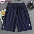 Shorts deportivos de verano para hombre. Diseño ligero y transpirable, ideales para correr, gimnasio, fitness y jogging. Estilo casual con colores negro y gris, cómodos para entrenamiento y uso diario.